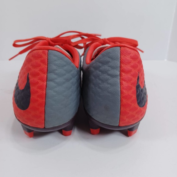 Nike Women's 9 Hypervenom Phelon 3 Soccer Cleats Red Gray NikeSkin - Picture 5 of 9